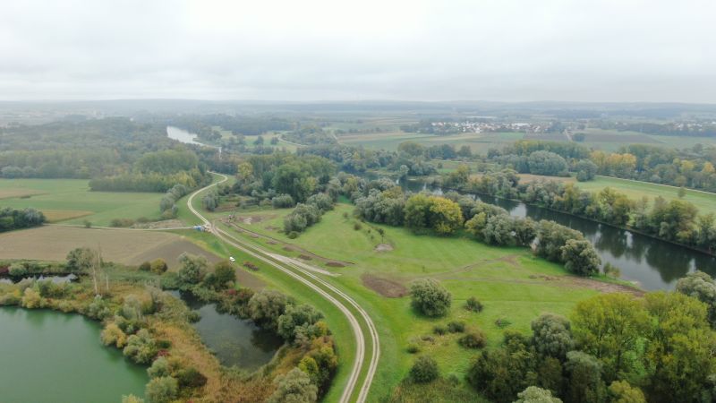 Herstellung von Baustraßen