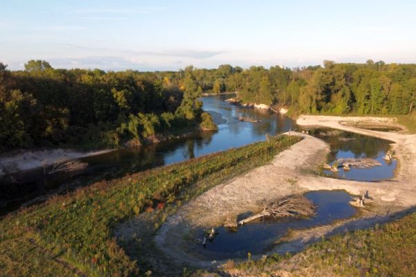 Seitenarm der Isar mit angeschlossenem Auegewässerkomplex, TG 7 Kohärenzschwerpunkt Landau Seitenarm der Isar mit angeschlossenem Auegewässerkomplex, TG 7 Kohärenzschwerpunkt Landau
