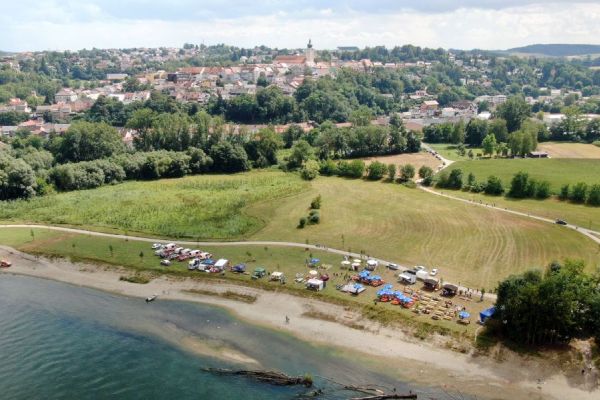 alles aufgebaut, die Besucher können kommen
